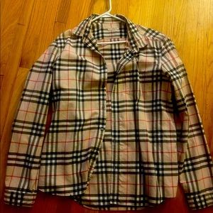 Burberry button down shirt